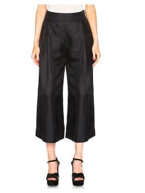 Jonathan Simkhai gorgeous high waisted palazzo poly/silk pants